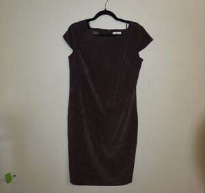 Cato Dark Brown Midi Dress